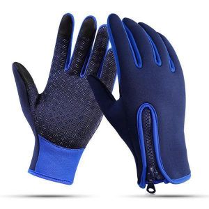 Myshop11 אקססוריז Men Women Waterproof Touch Screen Glove Winter Warm Fleece Non-slip Gloves Adjustable