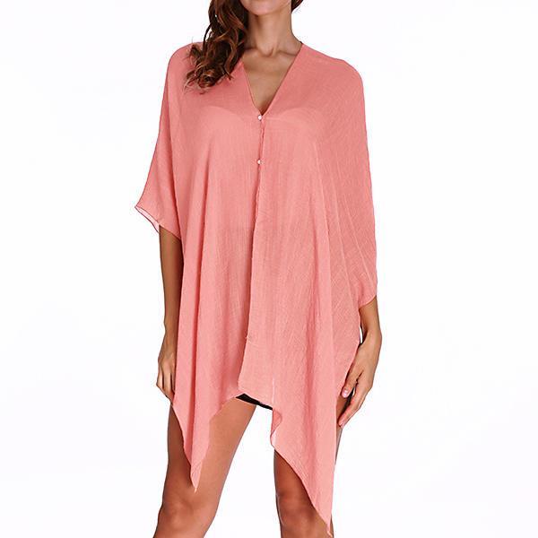 Myshop11 בגדי נשים Colorful Summer Beach Chiffon Scarf Cover-Ups For Women