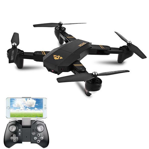 Myshop11 צעצועים ותחביבים  VISUO XS809HW WIFI FPV With Wide Angle HD Camera High Hold Mode Foldable Arm RC Drone Quadcopter RTF